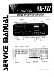 Kenwood KA-727 Service Manual