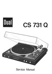Dual CS 731 Q Service Manual
