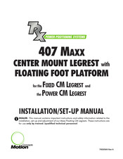 Motion Concepts TRX 407 MAXX Installation And Setup Manual