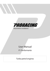 ProRacing P1 Performante Installation Instructions Manual