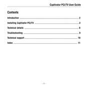 VideoLogic Captivator PCI/TV User Manual
