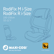 Maxi-Cosi RodiFix R i-Size Quick Start Manual