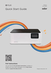 Flux ador Quick Start Manual