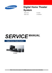 Samsung HT-E350K Service Manual