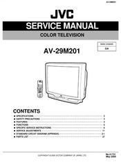 JVC AV-29M201 Service Manual