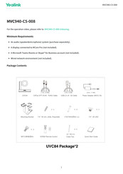 Yealink MVC940-C5-008 Manual