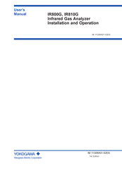 YOKOGAWA IR810G User Manual