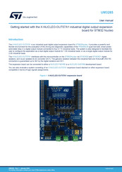 ST X-NUCLEO-OUT07A1 User Manual