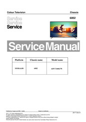 Philips 6002 Series Service Manual