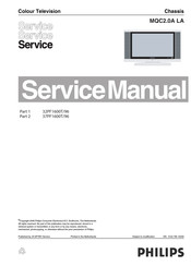 Philips 32PF1600T/96 Service Manual