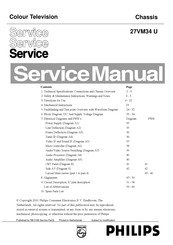 Philips 27VM34 U Service Manual