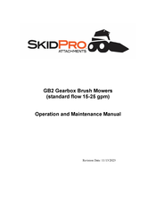 Skid Pro GB2 Operation And Maintenance Manual