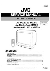 JVC AV-14A3, AV-14F3, AV-1435, AV- Service Manual