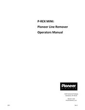Pioneer Athletics P-REX MINI Operator's Manual