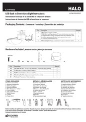 Cooper Lighting Solutions Halo ALP90LSFSUNVDGY Instructions Manual