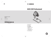 Bosch Professional GCO 230 Original Instructions Manual