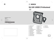 Bosch Professional GLI 18V-10000 C Original Instructions Manual