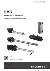 Grundfos BMS 160-1A Installation And Operating Instructions Manual