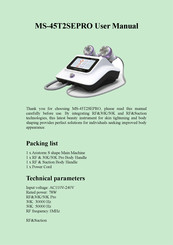 ARISTORM MS-45T2SEPRO User Manual