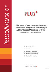 Mesis PressoMassaggio Plus+ User Manual