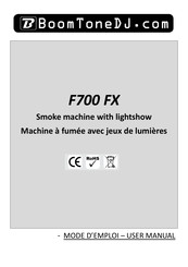 BoomToneDJ F700 FX User Manual