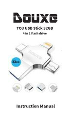 DOUXE TO3 USB Stick 32GB Instruction Manual