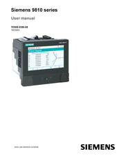Siemens 9810 Series User Manual