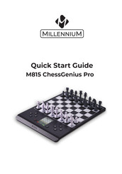 Millennium M815 ChessGenius Pro Quick Start Manual