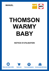 THOMSON WARMY BABY Operating Instructions Manual