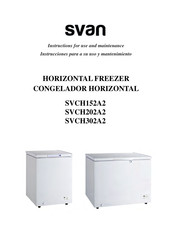 Svan SVCH302A2 Instructions For Use And Maintenance Manual