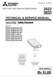 Mitsubishi Electric Mr. SLIM PEAD-(S)M100JA(L)2 Technical & Service Manual