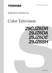 Toshiba 29JZ6DA Service Manual