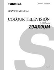 Toshiba 29AX9UM Service Manual