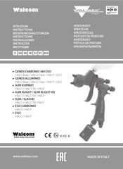 WALMEC Walcom GENESI ALLUMINIO GEO Instructions Manual