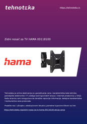 Hama 00118100 Operating Instructions Manual