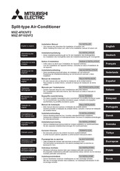 Mitsubishi Electric MXZ-5F102VF2 Installation Manual