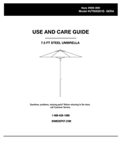 HAMPTON BAY UTS00201E-GERA Use And Care Manual