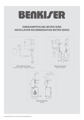 BENKISER 1991023 Installation Recomendations And Instructions For Use