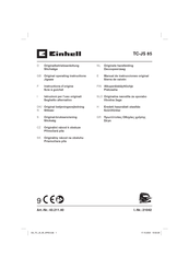 EINHELL TC-JS 85 Original Operating Instructions