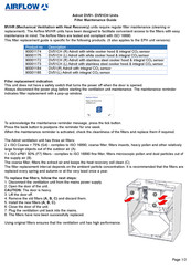 Airflow Adroit DV51CH Maintenance Manual
