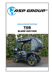 ASP TGB BLADE 600 Installation Instructions Manual