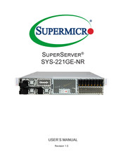 Supermicro SuperServer SYS-221GE-NR User Manual