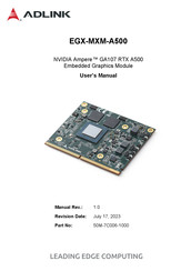 ADLINK Technology EGX-MXM-A500 User Manual