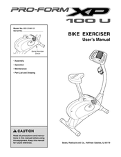 Pro-Form XP 100 U User Manual
