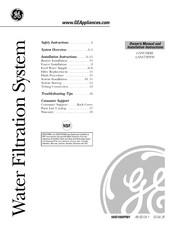 GE SmartWater GNSV75FWW Owner's Manual And Installation Instructions