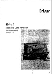 Dräger Evita 2 Instructions For Use Manual