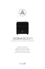 JL Audio XDM300/1 Owner's Manual