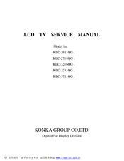 Konka Group KLC-3211QG Service Manual