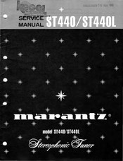 Marantz ST440 Service Manual