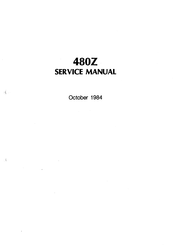 RESEARCH MACHINES LINK 480Z Service Manual